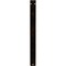 Ekena Millwork Diane Wrought Iron Bracket, (Single center brace), Antiqued Brass 1 1/2"W x 12"D x 15"H BKTM01X12X15SDIABS - alternate 2